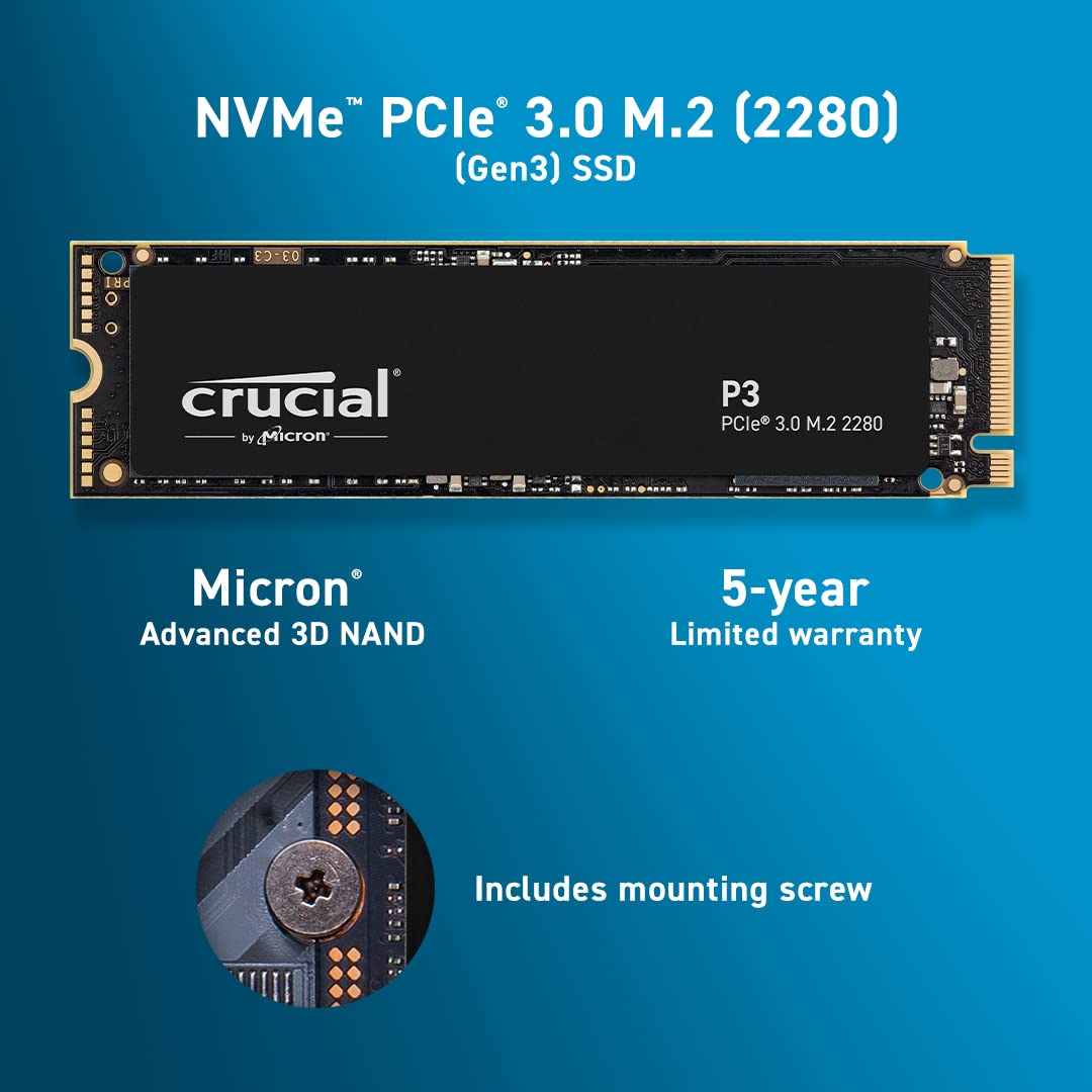CRUCIL 500GB NVME P3