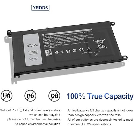 LAPCARE BATTERY DELL YRDD6