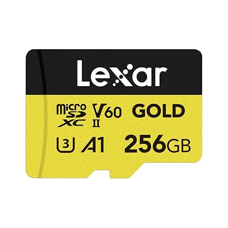 LEXAR GOLD MICRO SD 256GB V60 280MBPS
