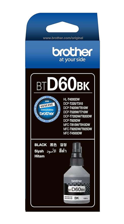 BROTHER BLACK INK BTD60BK