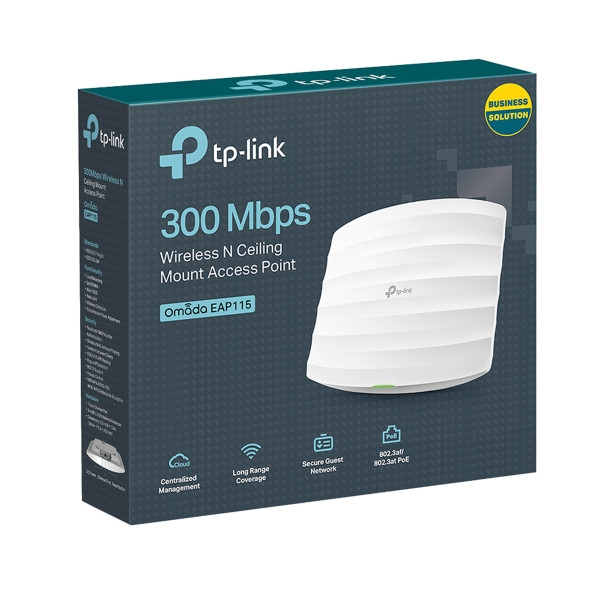 TP-Link EAP115 – N300 Wireless N Ceiling Mount Access Point