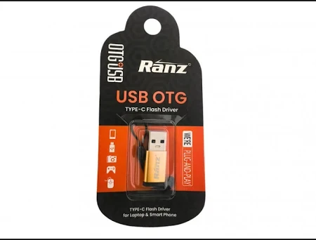 RANZ USB TO OTG (TYPE-C FEMALE )