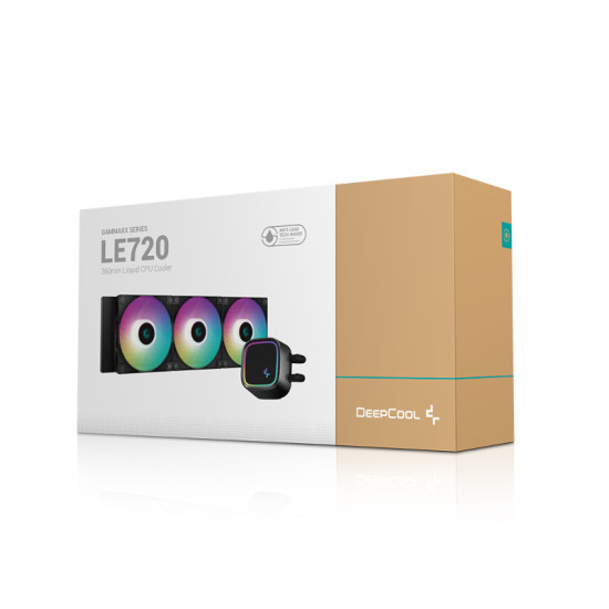 DEEPCOOP LIQUID COOLER LE720 360 MM ARGB BLACK