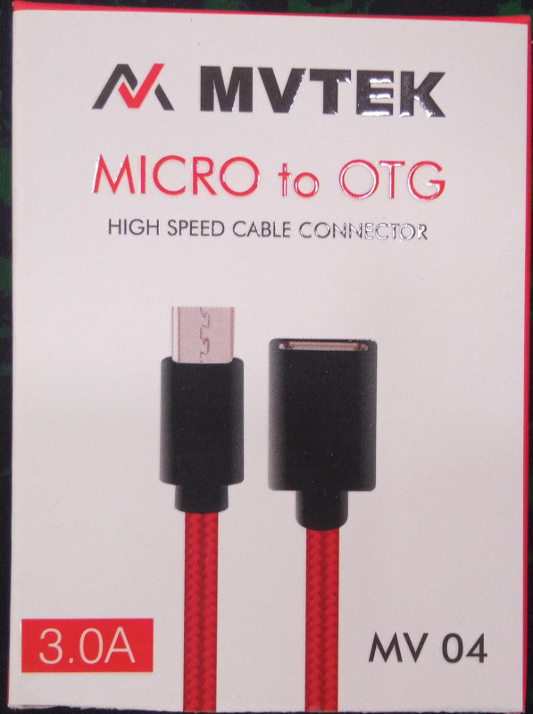 MVTEX MICRO TO OTG NB CABLE MV-04 RED