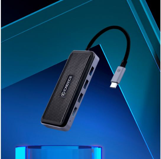 CADYCE CA-C4H USB Type-C to 4-Port USB 3.0 Hub