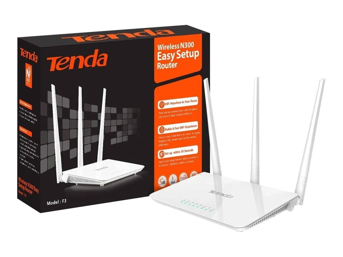 TENDA ROUTER 300MPBS  F3