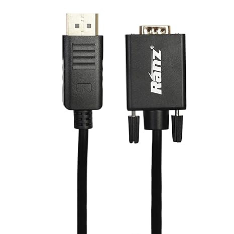 RANZ DP TO VGA CABLE 1.8MTR