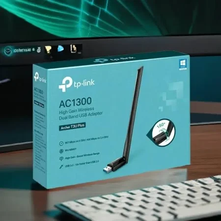 TP-LINK AC1300 HIGH GAIN WIRELESS DUAL BAND USB ADAPTER  T3U PLUS