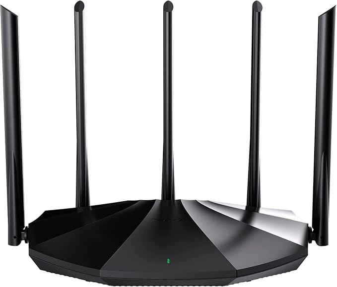 Tenda RX2 Pro AX1500 WiFi 6 Dual Band Gigabit Router (Black)