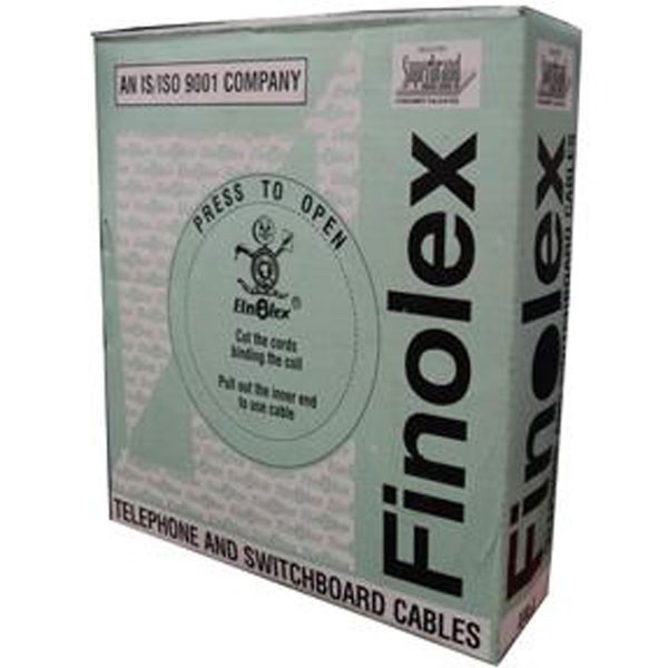 FINOLEX 0.5MM 2 PAIR TELEPHONE CABLE 90MTR