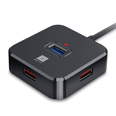 IBALL  USB HUB  PIANO 525  4 PORT 3.2+2.0 2-in-1 USB-A/Type-C Interface