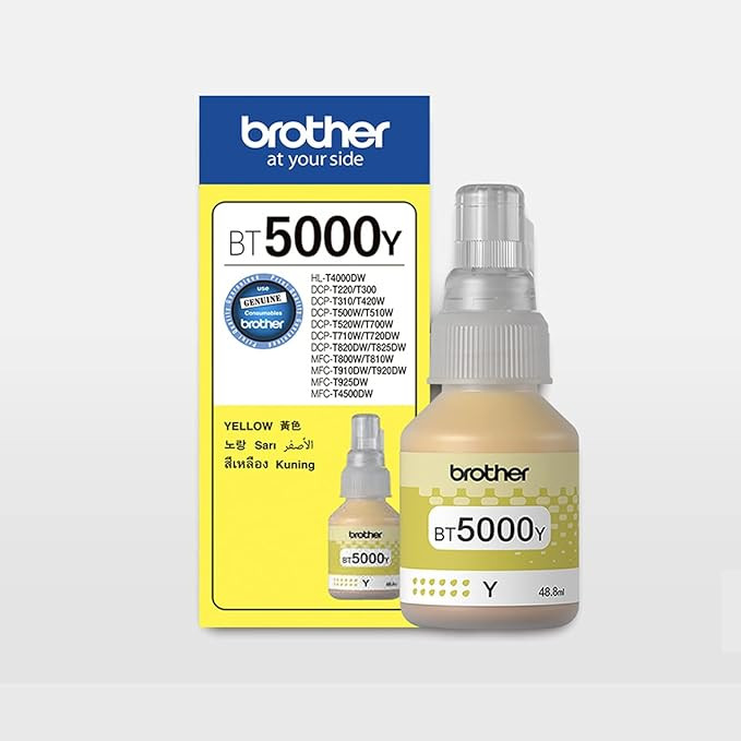 BROTHER YELLOW INK  BT5000Y