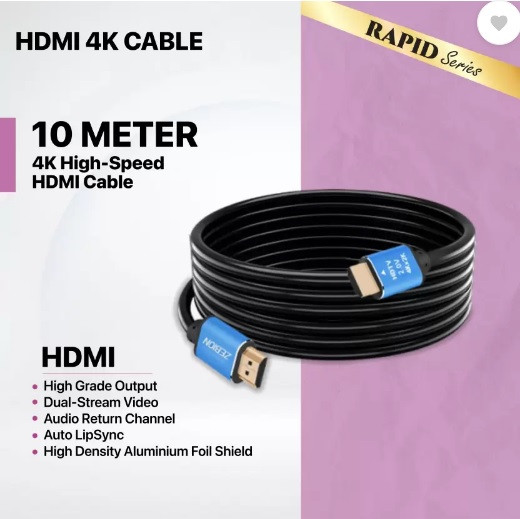 ZEBION HDMI CABLE RAPID 4K-10MTR