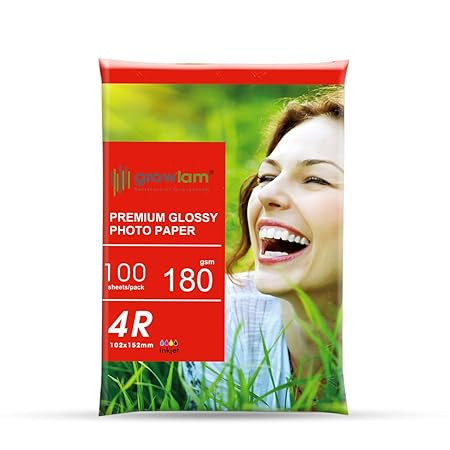 GROWLAM PRENIUM GLOSST PHOTO PAPER 4R 102X152MM