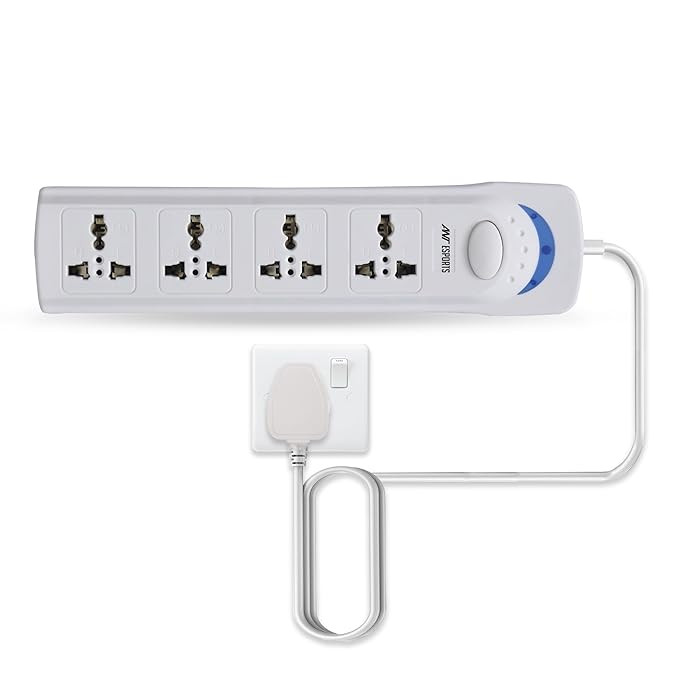 ANT ESPORTS MULTI SOCKET POWER STRIP PS400-WHITE