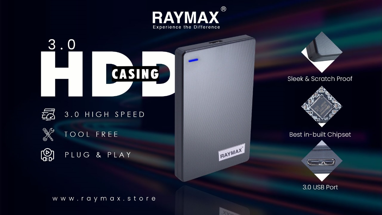 RAYMAX USB CASING 3.0  2.5'' SATA