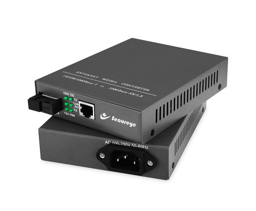 SECURITY MEDIA CONVERTER SC-S-SMSF-GE 10/100/1000 FULL GIGABIT